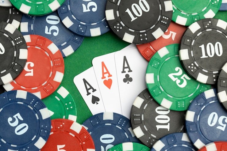 Meja blackjack langsung dengan dealer profesional di studio becak 4d
